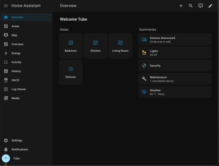 Reconfiguring the adapter to the ESPHome proxy