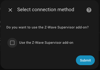 Select Connection Method